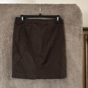 Bebe Chocolate Mini Skirt